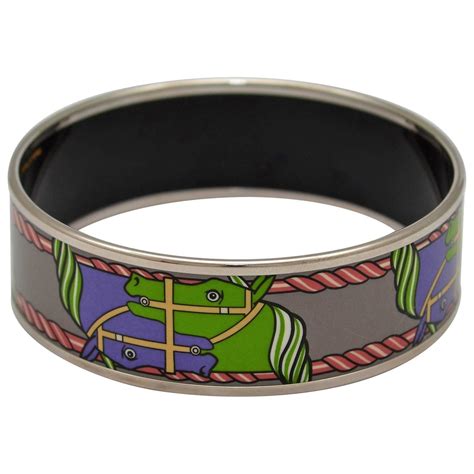 hermes enamel bracelet size 62|Hermes enamel bracelets for women.